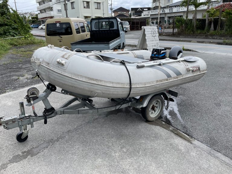 中古艇 希少リブボート！ Beeボート RIB300 【沖縄中古船情報】ボート、エンジンの事ならファーストボートへお任せ！