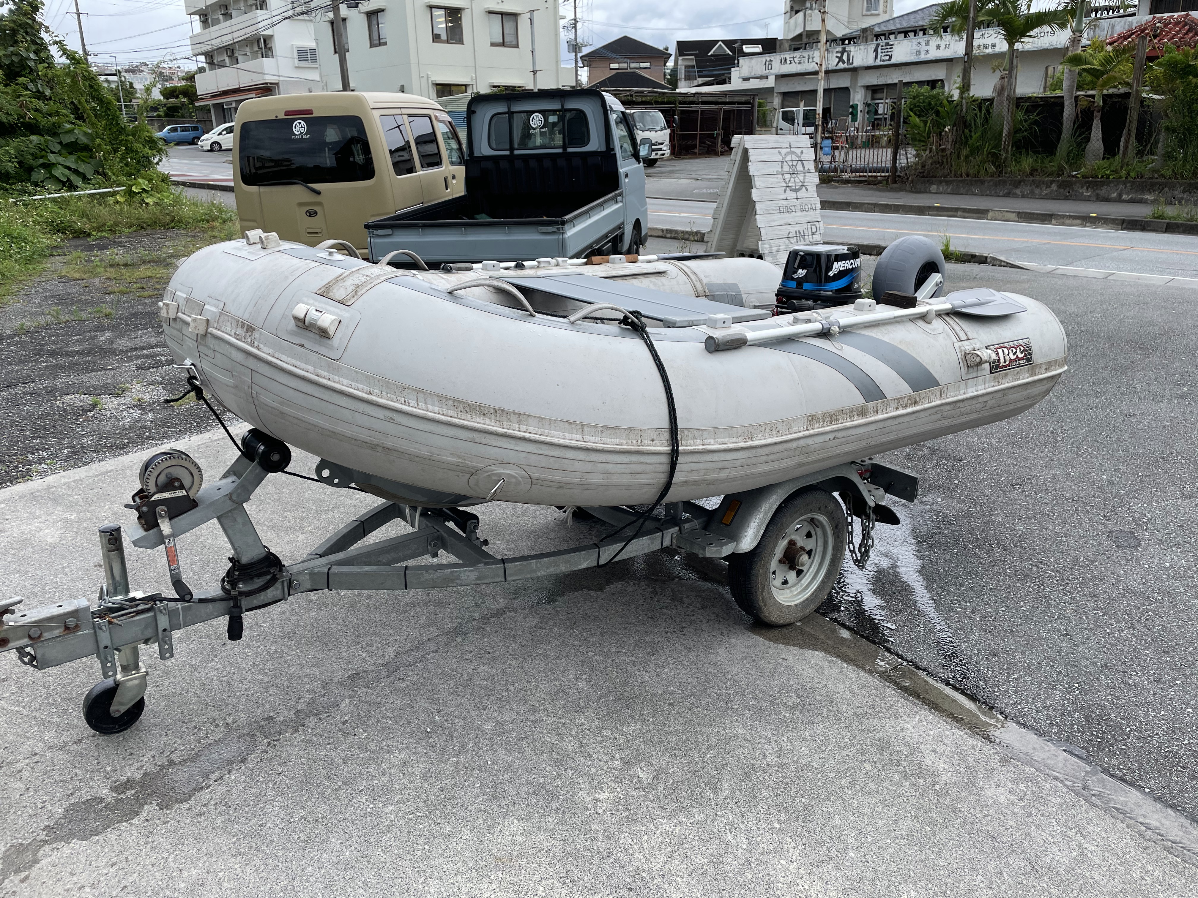 中古艇 希少リブボート！ Beeボート RIB300 | 【沖縄中古船情報